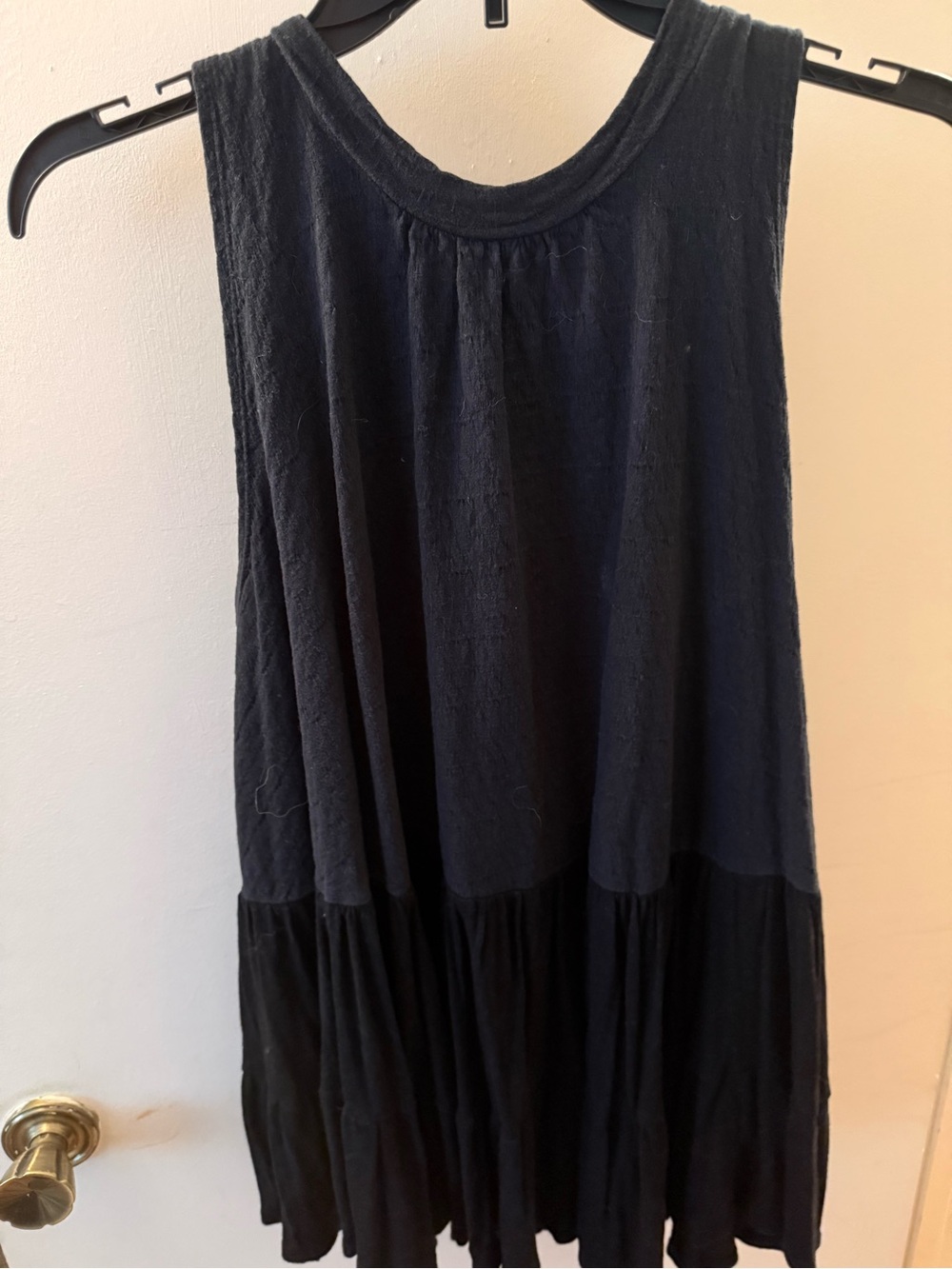 Free People Black Tunic tank top